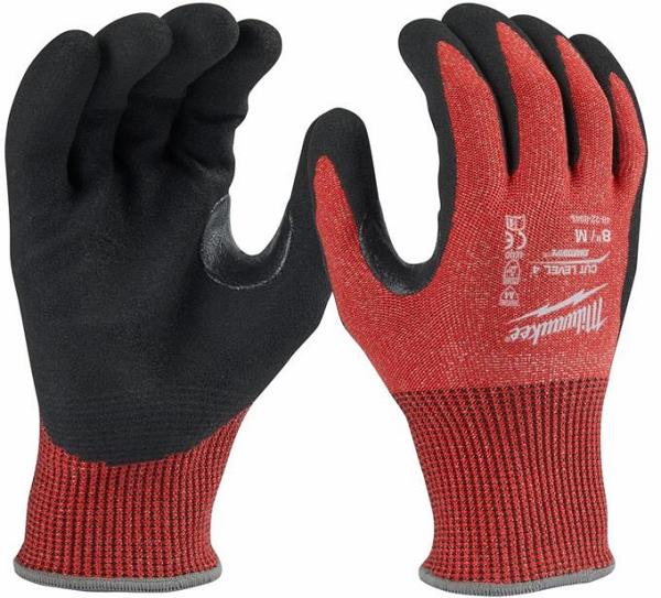 Milwaukee 48228946 - Cut 4(D) Nitrile Dipped Gloves -