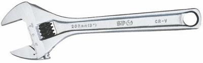 SP Tools SP18057 - Adjustable Wrench - 150mm - Chrome Wide Jaw - Premium