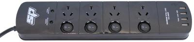 SP Tools SP69998 - Power Board - 4 Outlets - 4 USB Ports