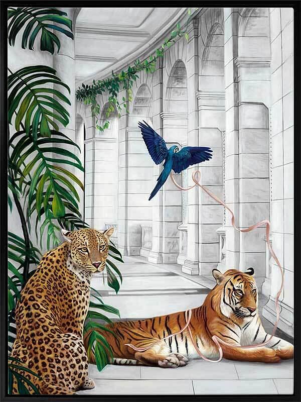 Big Cat Club Art Print