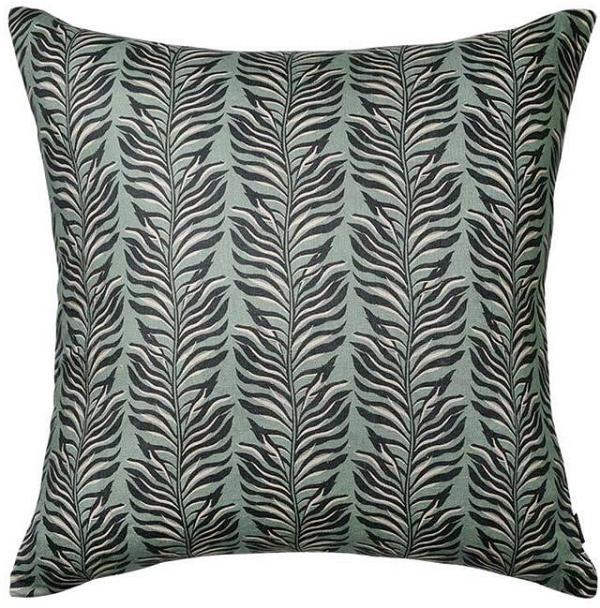 Green Vines Linen Cushion