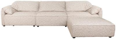 Layla 3 Seater Sofa with Ottoman