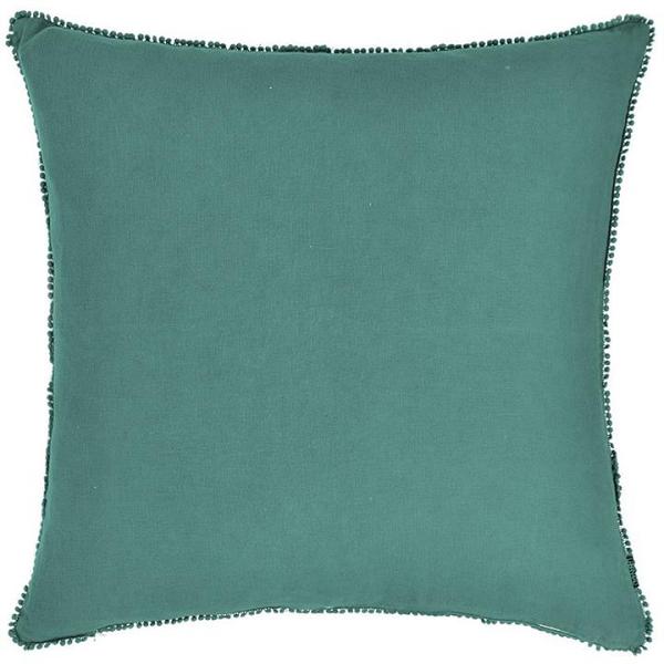 Teal Ocean Oversize Linen Cushion