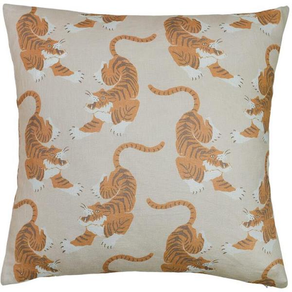 Tigress Linen Cushion