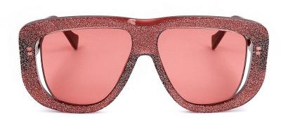 Agent Provocateur Sunglasses Karley Glamorama Dark Pink Glitter