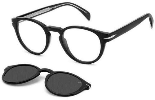 David Beckham Eyeglasses DB 7104/CS with Clip-On 807/M9