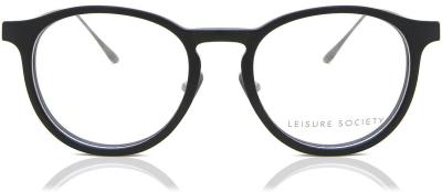 Leisure Society Eyeglasses Ebb Matte Black 12K Antique Silver
