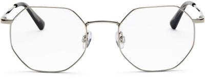 Messy Weekend Eyeglasses LIAM OPTICS with Blue-Light Block Silver