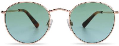 Messy Weekend Sunglasses LENNON Rose Gold Green