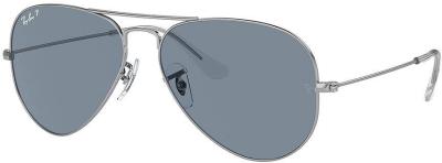 Ray-Ban Sunglasses RB3025 Aviator Large Metal Asian Fit Polarized 003/02