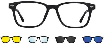 SmartBuy Collection Eyeglasses Lars With Clip-On Four Set U-0300 02M