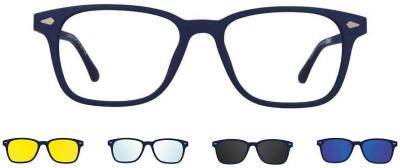 SmartBuy Collection Eyeglasses Lars With Clip-On Four Set U-0300 04M
