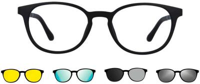 SmartBuy Collection Eyeglasses Maye With Clip-On Four Set U-0285 02M