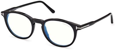 Tom Ford Eyeglasses FT5823-H-B Blue-Light Block with Clip-On 001
