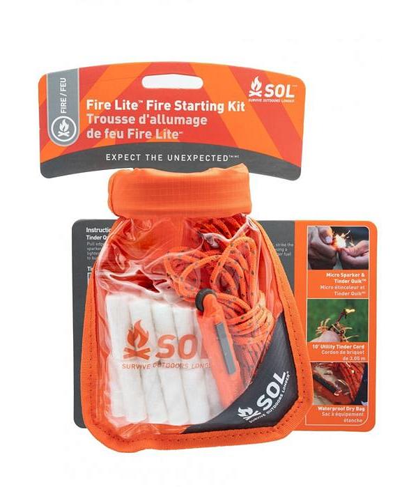 SOL Fire Lite Kit in Dry Bag