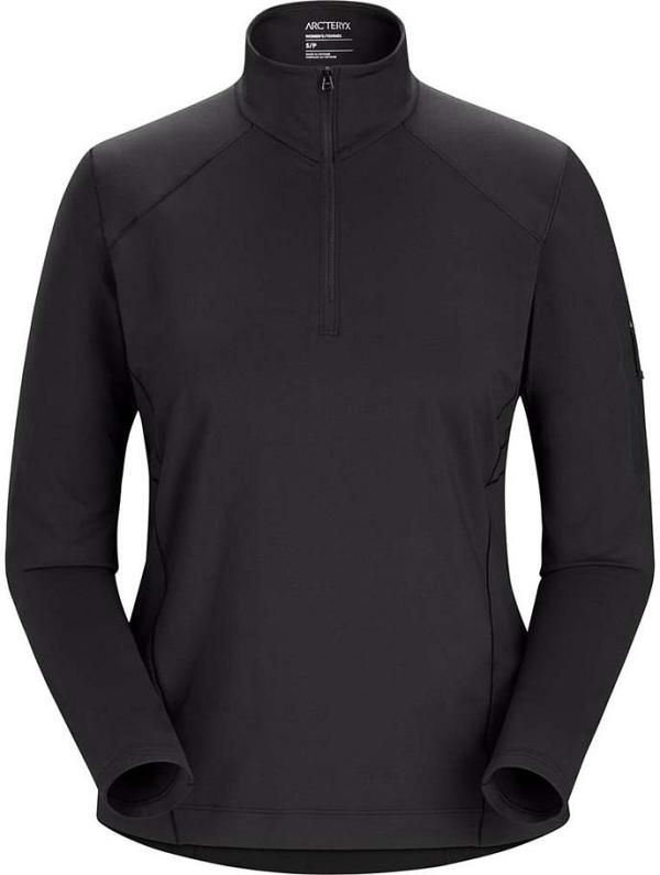 Arcteryx Rho LT Zip Neck Womens T