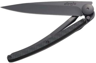 Deejo Carbon Fibre Black Knife