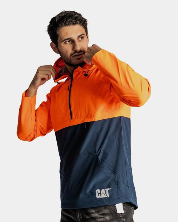 CAT Hi Vis Trade Packable Anorak