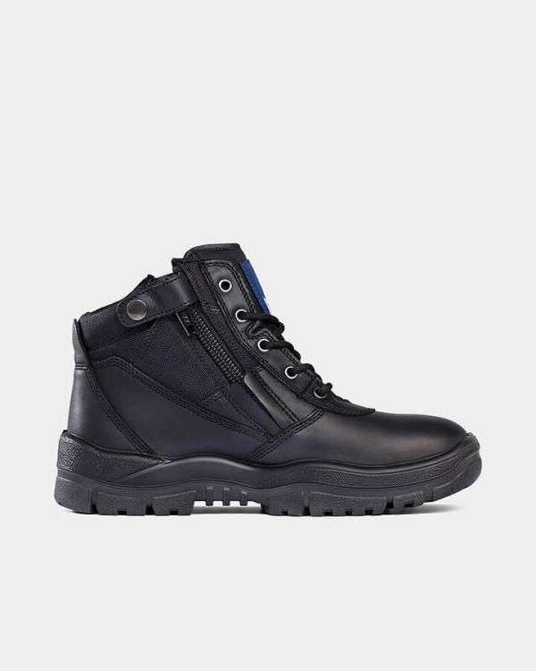 Mongrel ZipSider Safety Boot - Black