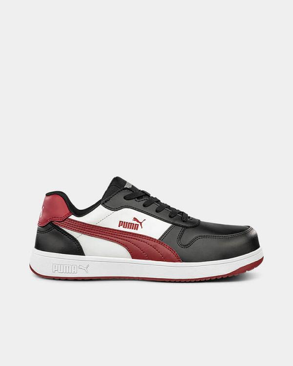 Puma Frontcourt Low Safety Shoe - Red/Black