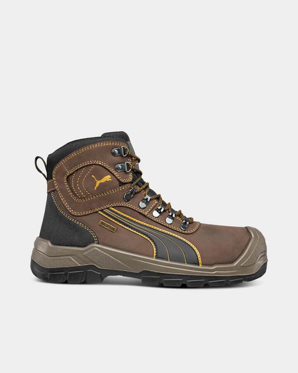 Puma Sierra Nevada Waterproof Zip Sided Safety Boot - Brown