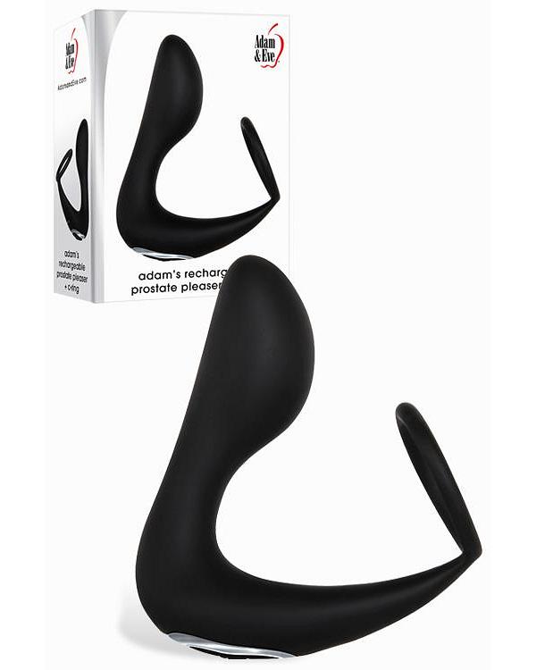 Adam and Eve 4.7 Prostate Massager with Cock Ring