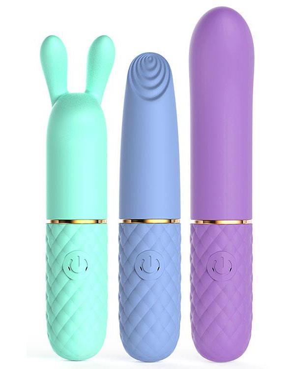 Adam and Eve Triple Pleasure 3 Piece Vibrator Gift Set