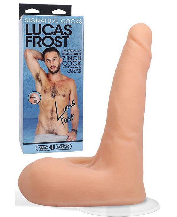 Doc Johnson Signature Cocks Lucas Frost 7.5 Realistic Dildo with Suction Cup