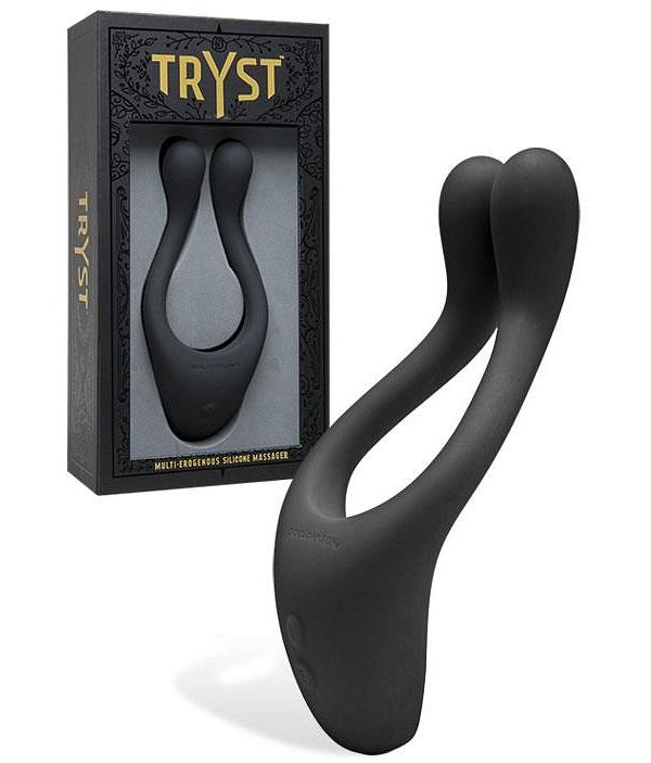Doc Johnson Tryst Vibrating Silicone Massager & Couples Ring