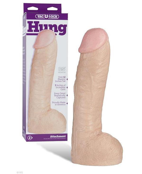 Doc Johnson Vac U Lock 12 Realistic Hung Dong