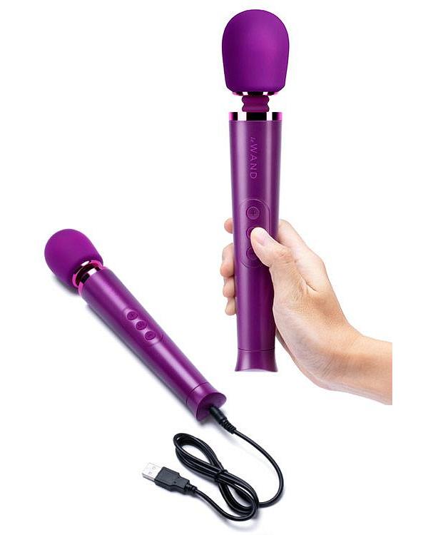 Le Wand Petite Rechargeable Cordless 10 Massager with Flexible Head