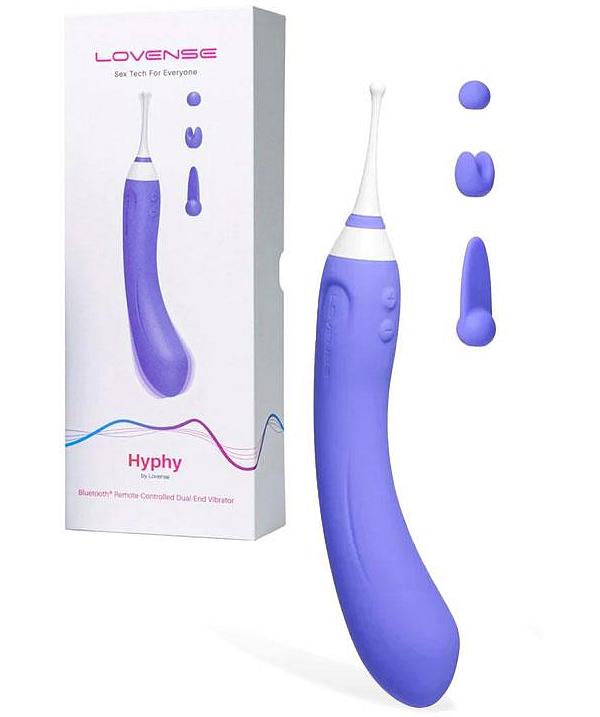 Lovense Hyphy 8.37 App Controlled Dual Clitoral & G Spot Vibrator