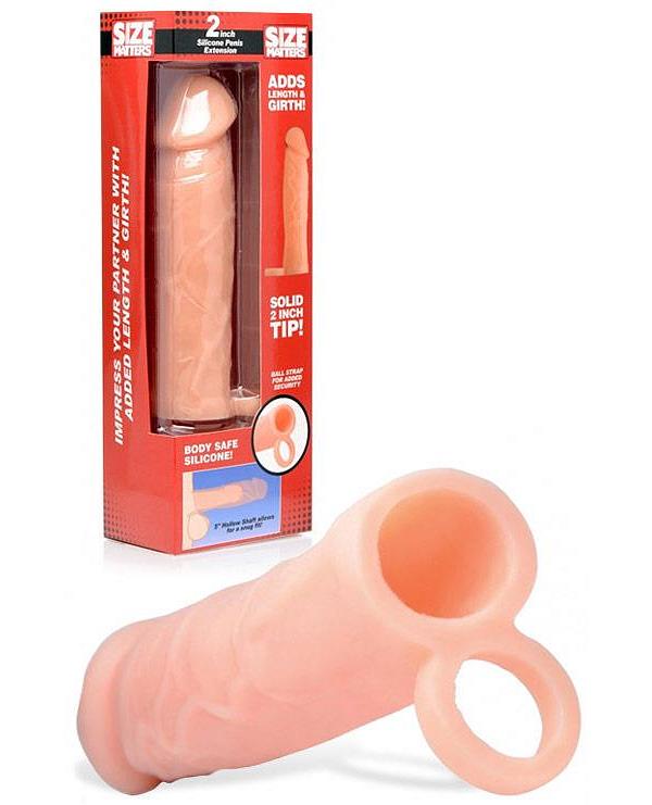Size Matters 7 Realistic Silicone Penis Extension