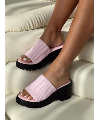 Therapy Romy Heels Pale Pink