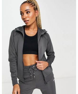 ASOS 4505 icon zip though hoodie (part of a set)-Grey