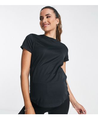 ASOS 4505 Maternity icon performance t-shirt in grey-Green