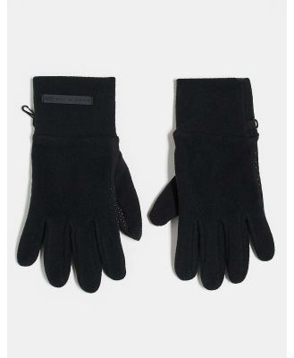 ASOS 4505 Ski fleece insulated gloves with grip in black