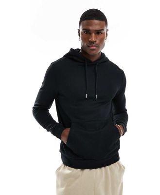 ASOS DESIGN essential hoodie in black