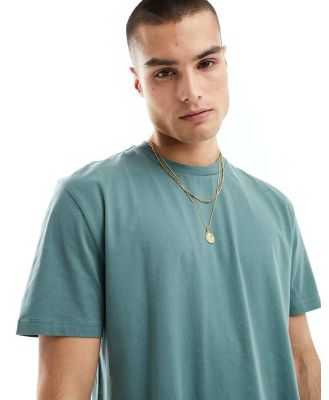 ASOS DESIGN essential relaxed t-shirt in green