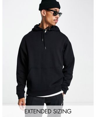 ASOS DESIGN oversized hoodie in black