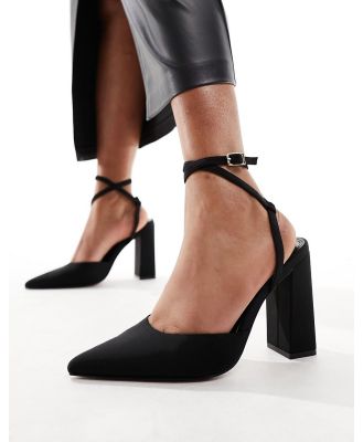 ASOS DESIGN Paige high block heels in black