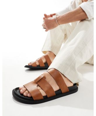 ASOS DESIGN sandals in tan-Brown