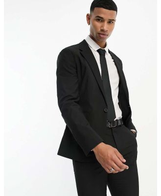 ASOS DESIGN skinny suit jacket in black