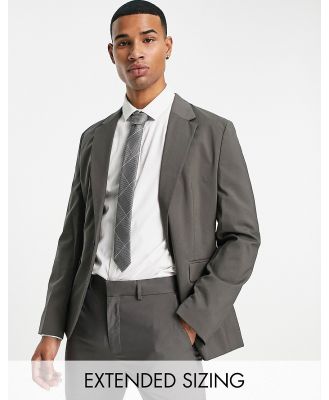 ASOS DESIGN skinny suit jacket in charcoal-Grey