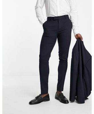 ASOS DESIGN skinny suit pants in navy