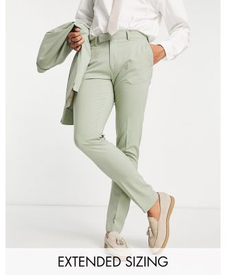 ASOS DESIGN skinny suit pants in sage green