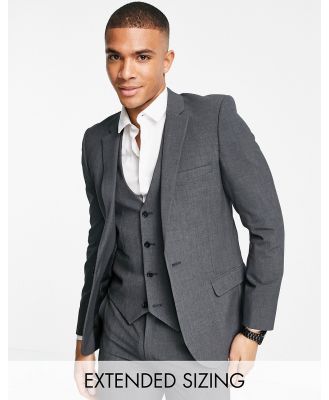 ASOS DESIGN super skinny suit jacket in charcoal-Grey