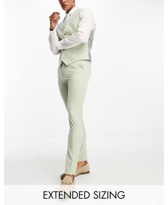 ASOS DESIGN super skinny suit pants in sage-Green