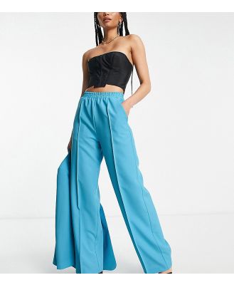 ASOS DESIGN Tall commuter suit pants in turquoise-Blue