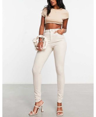 ASOS DESIGN ultimate skinny jeans in stone-Neutral